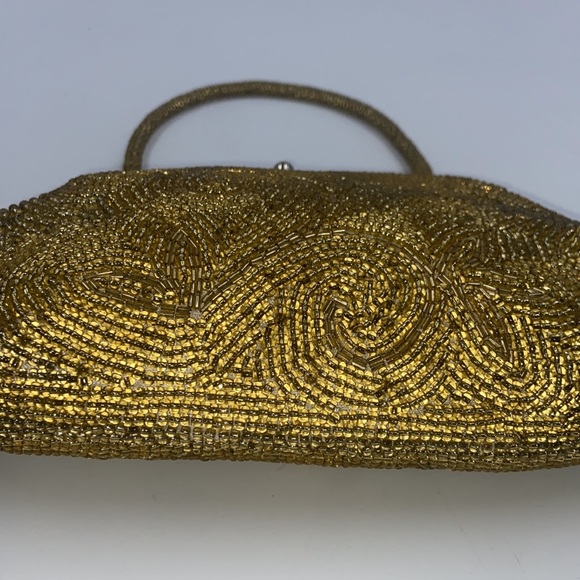 Vintage Gimbels Beaded Purse - Picture 3 of 11